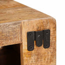 vidaXL Borágas Falra szerelhető Barna 44 x 30 x 35 cm tömör mangófa