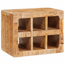vidaXL Borágas tárolóval Barna 44 x 30 x 35 cm Tömör Mangófát
