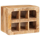 vidaXL Borágas tárolóval Barna 44 x 30 x 35 cm Tömör Mangófát