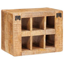 vidaXL Borágas tárolóval Barna 44 x 30 x 35 cm Tömör Mangófát