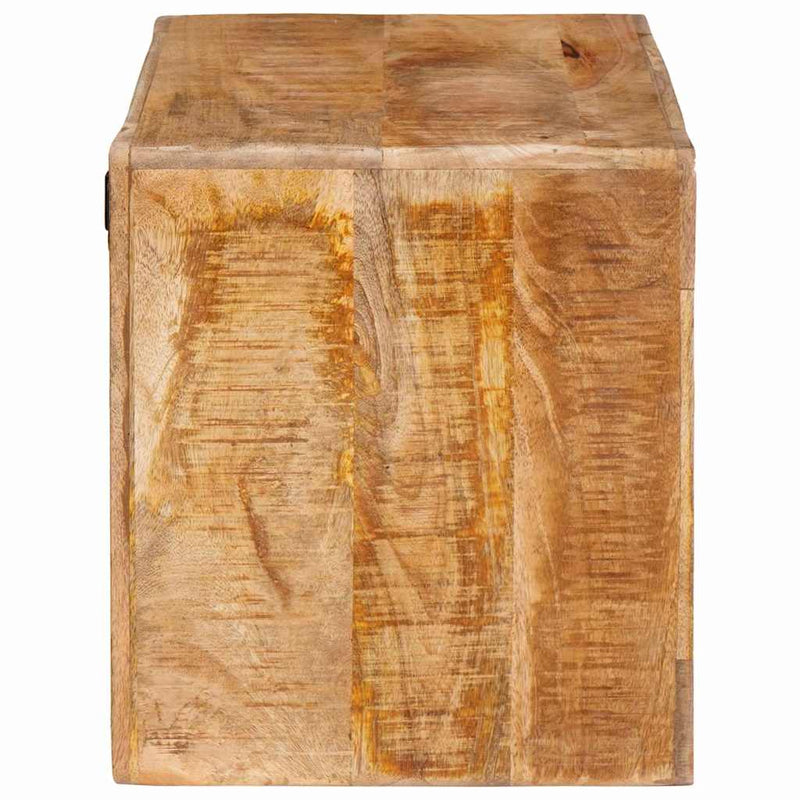 vidaXL Borágas Falra szerelhető Barna 44 x 30 x 35 cm tömör mangófa