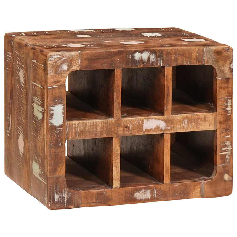vidaXL Borágas Barna 44 x 30 x 35 cm Tömör újrahasznosított fa