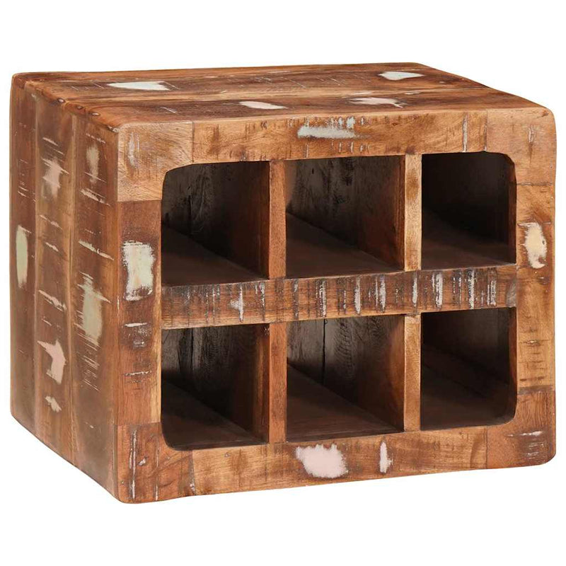 vidaXL Borágas Barna 44 x 30 x 35 cm Tömör újrahasznosított fa