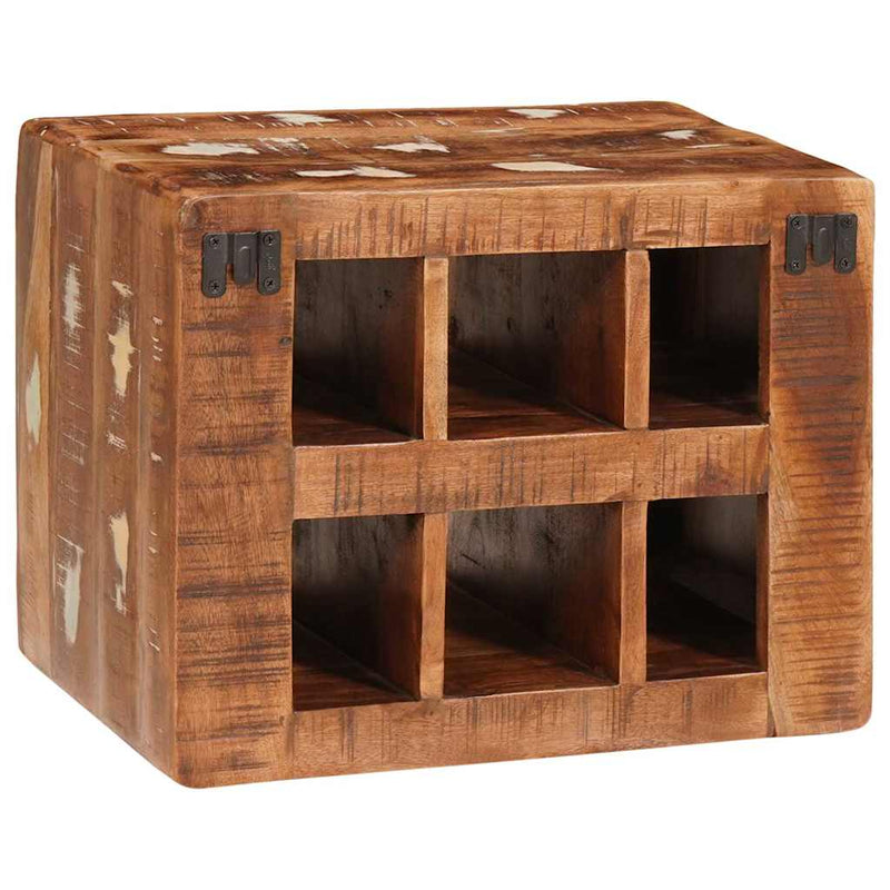 vidaXL Borágas Barna 44 x 30 x 35 cm Tömör újrahasznosított fa