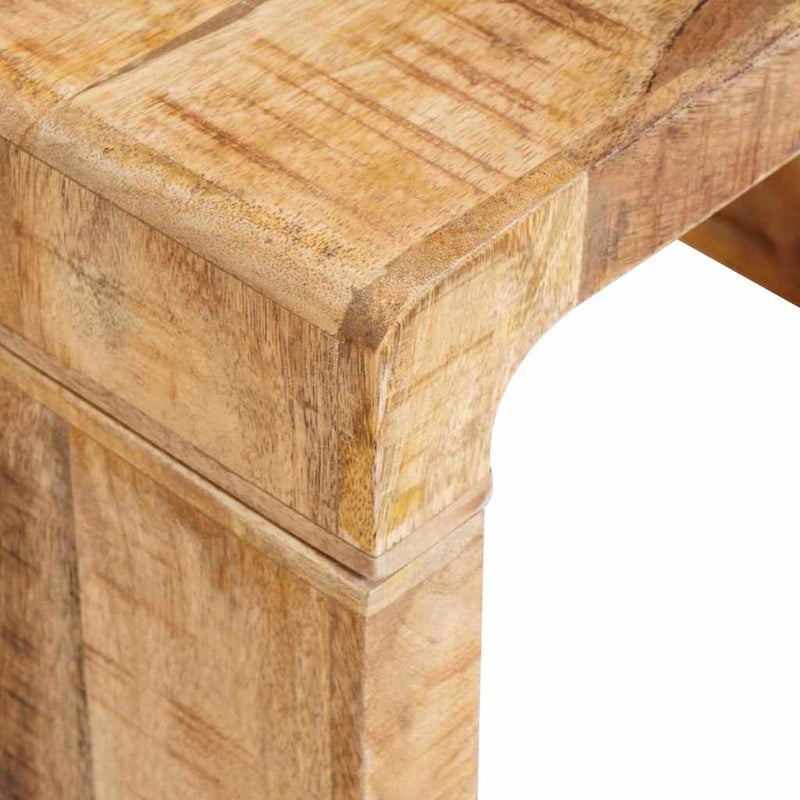 vidaXL Végasztal Barna 60 x 35 x 45 cm tömör mangófa