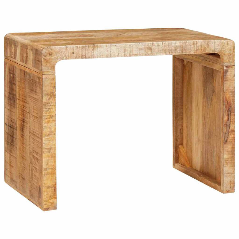 vidaXL Végasztal Barna 60 x 35 x 45 cm tömör mangófa