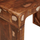 vidaXL Végasztal Barna 60 x 35 x 46 cm Szilárd Újrahasznosított Fa