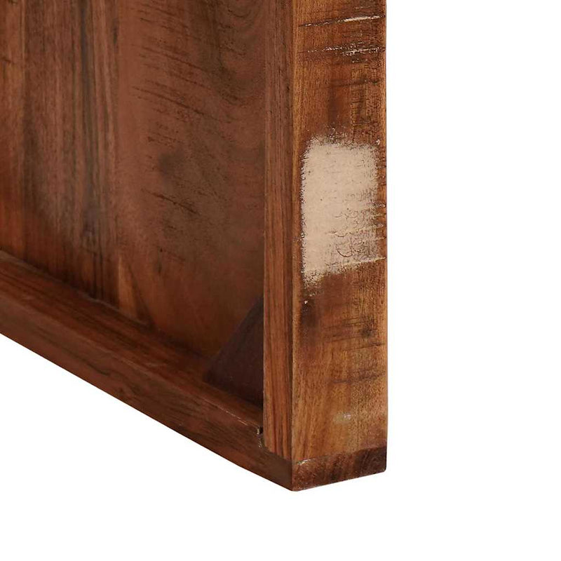 vidaXL Végasztal 60 x 35 x 45 cm tömör újrahasznosított fa