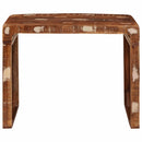 vidaXL Végasztal Barna 60 x 35 x 46 cm Szilárd Újrahasznosított Fa