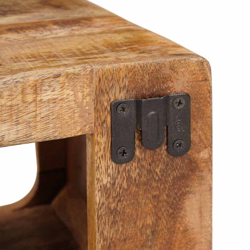 vidaXL Éjjeliszekrények 45 x 30 x 24 cm tömör mangófa
