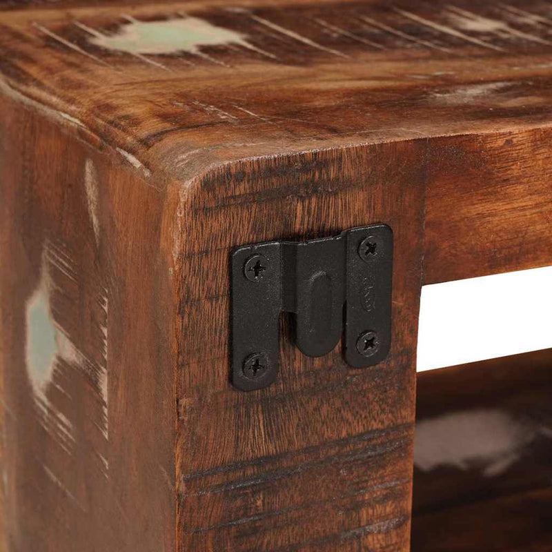 vidaXL Éjjeliszekrények 45 x 30 x 24 cm tömör újrahasznosított fa
