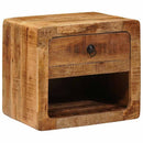 vidaXL Fali éjjeli szekrény Barna 40 x 30 x 36 cm tömör mangófa