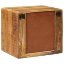 vidaXL Fali éjjeli szekrény Barna 40 x 30 x 36 cm tömör mangófa