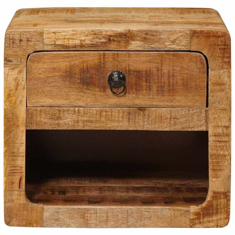 vidaXL Fali éjjeli szekrény Barna 40 x 30 x 36 cm tömör mangófa