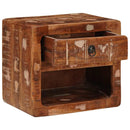 vidaXL Fali éjjeli szekrény fiókkal polcokkal Sokszínű 40 x 30 x 36 cm