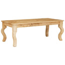 vidaXL Dohányzóasztal Barna 110 x 55 x 40 cm Tömör Mangófát