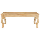vidaXL Dohányzóasztal Barna 110 x 55 x 40 cm Tömör Mangófát