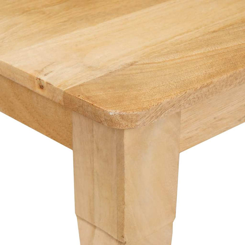 vidaXL Dohányzóasztal Barna 100 x 55 x 77 cm tömör mangófa