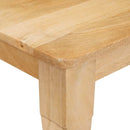 vidaXL Dohányzóasztal Barna 110 x 55 x 77 cm Tömör Mangófát