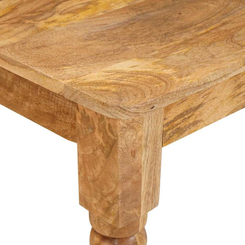 vidaXL Dohányzóasztal Barna 100 x 55 x 77 cm tömör mangófa