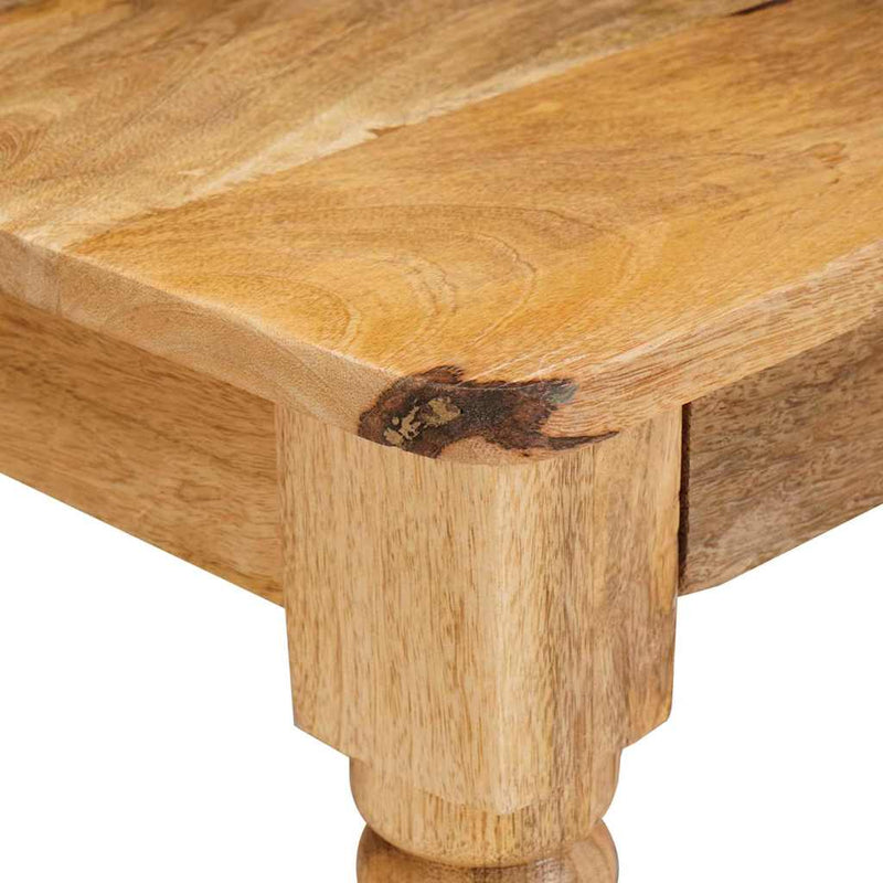 vidaXL Dohányzóasztal Barna 100 x 55 x 40 cm tömör mangófa
