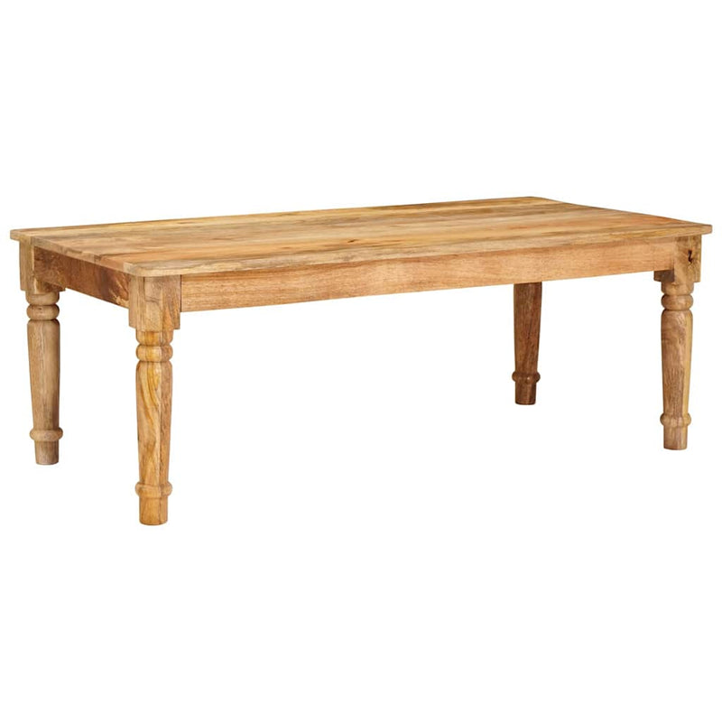 vidaXL Dohányzóasztal Barna 100 x 55 x 40 cm tömör mangófa