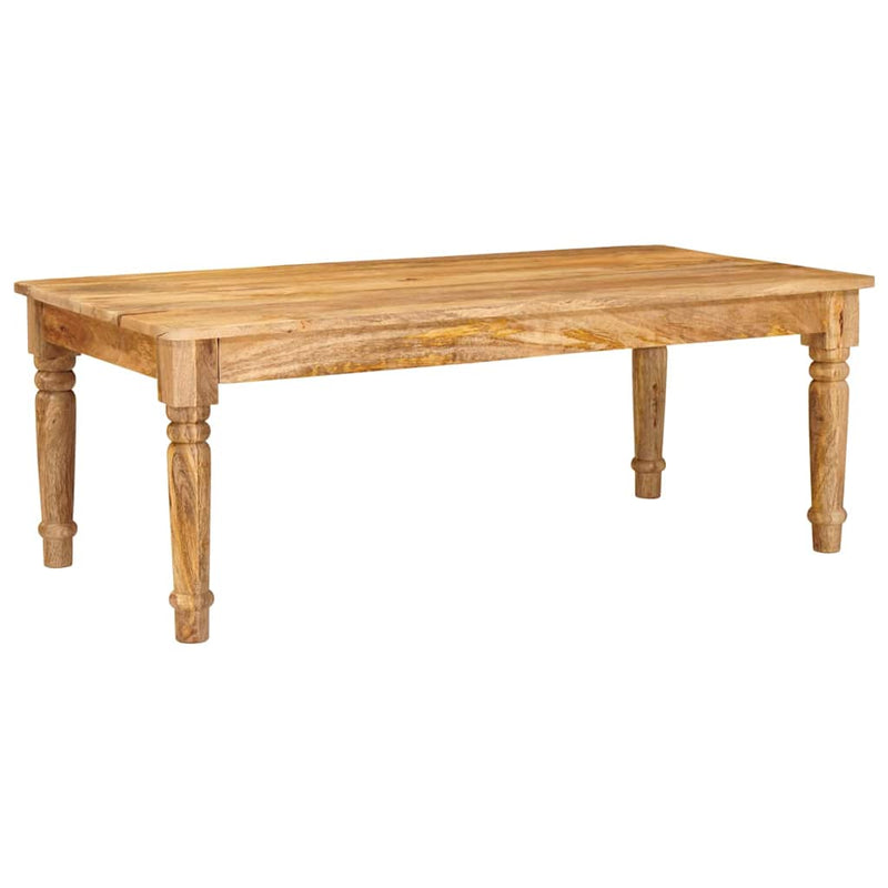 vidaXL Dohányzóasztal Barna 100 x 55 x 40 cm tömör mangófa