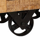 vidaXL Magasfiú fiókkal Barna 40 x 30 x 120.5 cm tömör mangófa