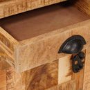 vidaXL Magasfiú fiókkal Barna 40 x 30 x 120.5 cm tömör mangófa