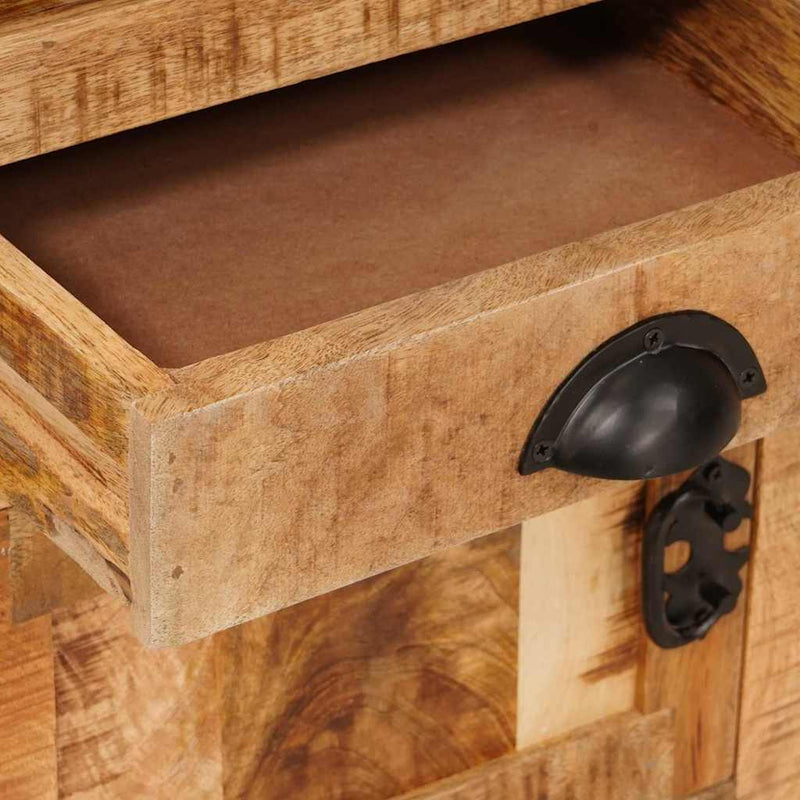 vidaXL Magasfiú fiókkal Barna 40 x 30 x 120.5 cm tömör mangófa