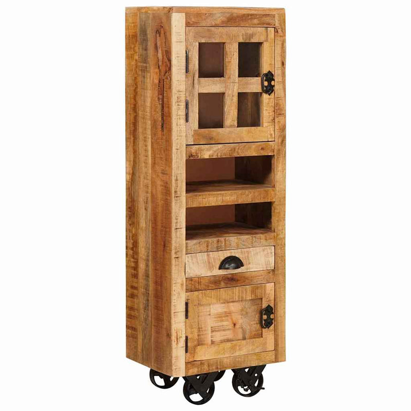 vidaXL Magasfiú fiókkal Barna 40 x 30 x 120.5 cm tömör mangófa