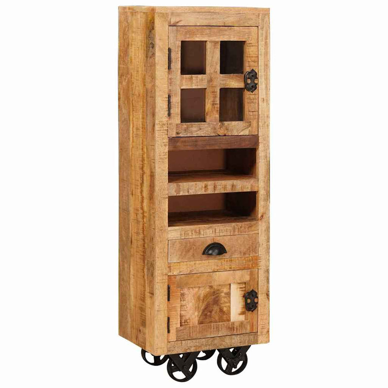 vidaXL Magasfiú fiókkal Barna 40 x 30 x 120.5 cm tömör mangófa