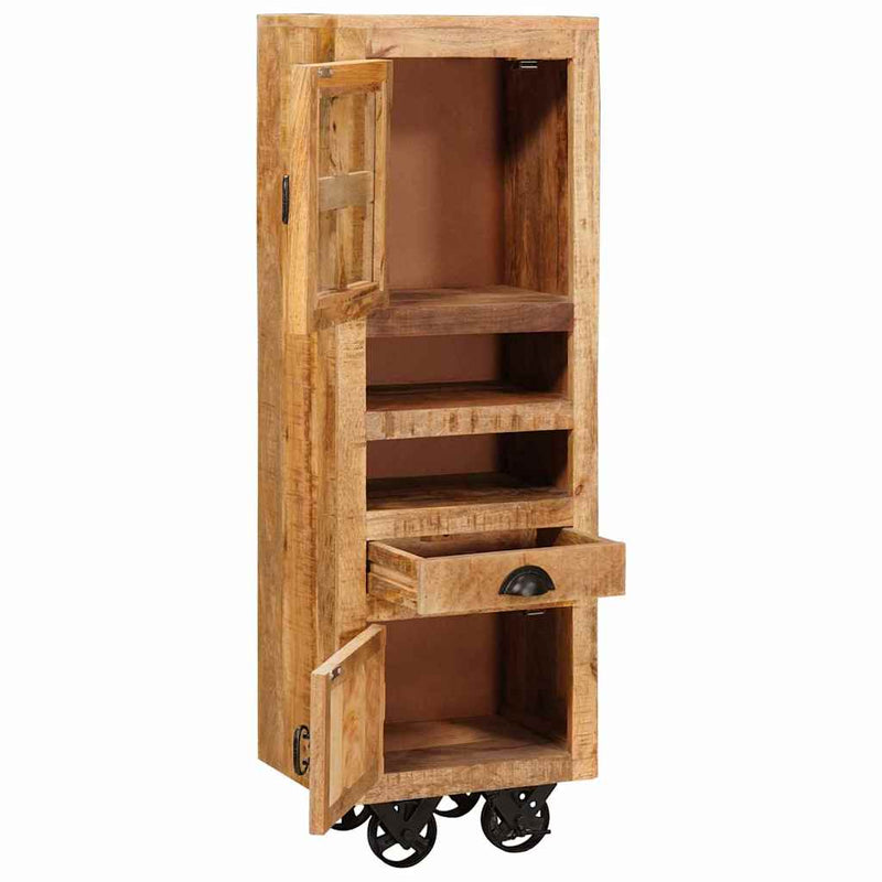 vidaXL Magasfiú fiókkal Barna 40 x 30 x 120.5 cm tömör mangófa