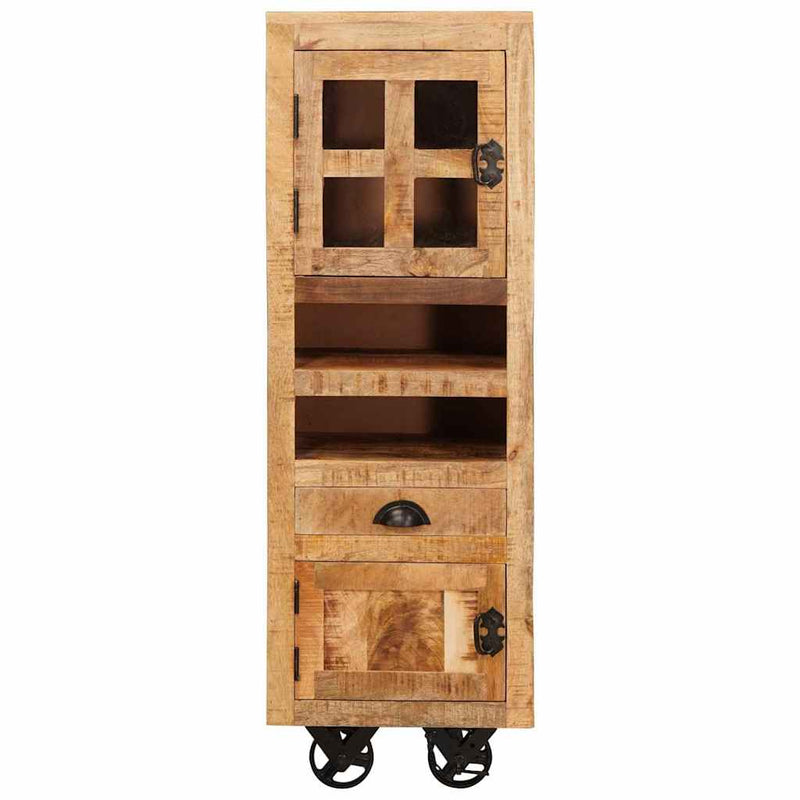 vidaXL Magasfiú fiókkal Barna 40 x 30 x 120.5 cm tömör mangófa