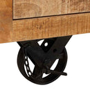 vidaXL Oldalsó szekrény Barna 70 x 38 x 63 cm tömör mangófa