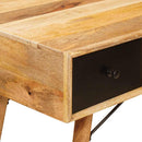 vidaXL Íróasztal fiókkal Barna 110 x 55 x 76 cm Tömör Mangófát