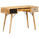 vidaXL Íróasztal fiókkal Barna 110 x 55 x 76 cm Tömör Mangófát