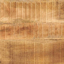 vidaXL Dohányzóasztal Barna és fekete 110 x 55 x 35 cm Tömör Mangófát