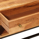 vidaXL TV szekrény fiókkal Természetes 110 x 30 x 44 cm Tömör Akácfa