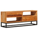 vidaXL TV szekrény fiókkal Természetes 110 x 30 x 44 cm Tömör Akácfa