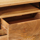 vidaXL Tároló szekrények fiókkal Barna 110 x 30 x 40 cm Tömör Mangófát