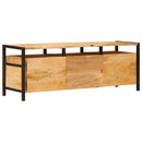 vidaXL Tároló szekrények fiókkal Barna 110 x 30 x 40 cm Tömör Mangófát
