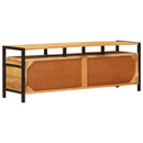 vidaXL Tároló szekrények fiókkal Barna 110 x 30 x 40 cm Tömör Mangófát