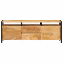 vidaXL Tároló szekrények fiókkal Barna 110 x 30 x 40 cm Tömör Mangófát