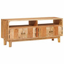 vidaXL Tároló szekrények ajtóval Barna 110 x 30 x 45 cm Tömör Mangófát