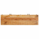 vidaXL Tároló szekrények ajtóval Barna 110 x 30 x 45 cm Tömör Mangófát