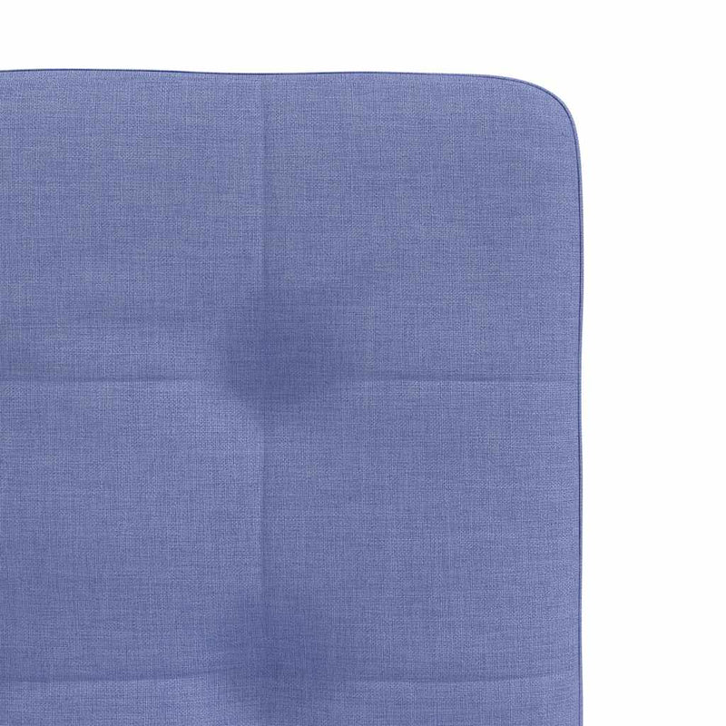 vidaXL étkezőszékek 2 db Jeans kék szövet