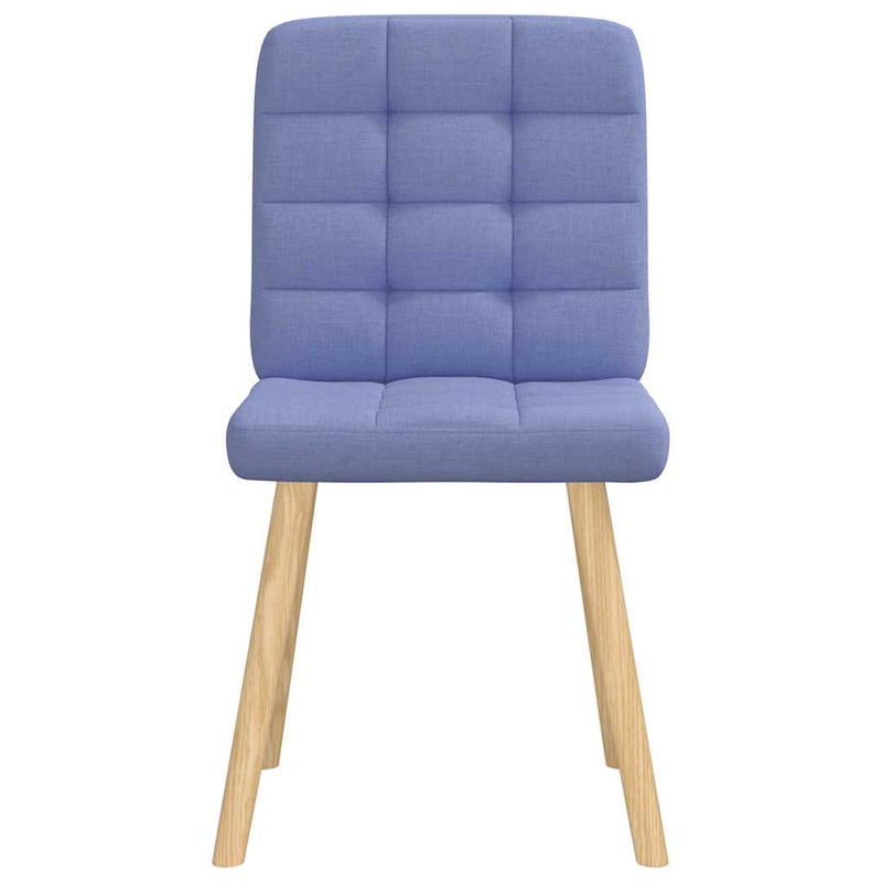 vidaXL étkezőszékek 2 db Jeans kék szövet
