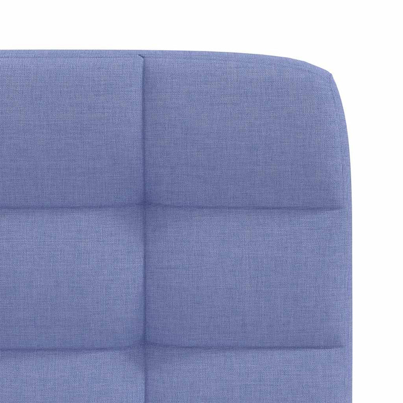 vidaXL étkezőszékek 2 db Jeans kék szövet