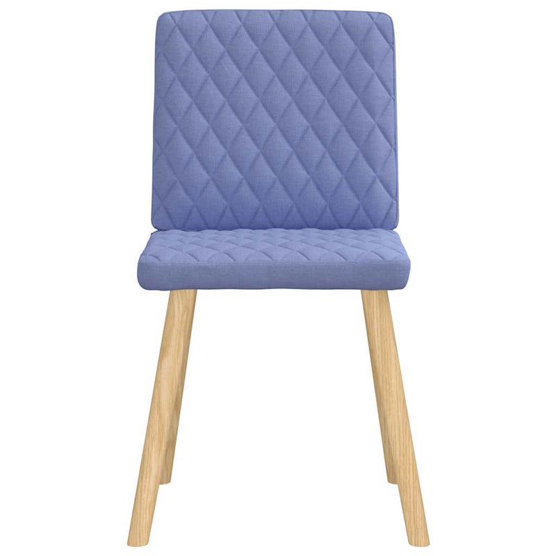 vidaXL étkezőszékek 2 db Jeans kék szövet